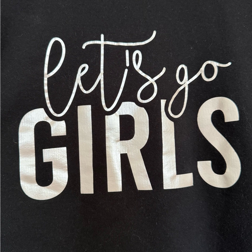 Let’s go girls black sweatshirt size small - Picture 3 of 7